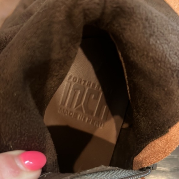 Fortress of Inca Peruvian Leather and wool boots Sz 7 - Picture 13 of 13